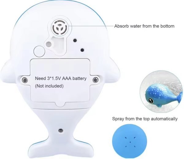 CRAZY WHALE BATH TOY - Image 2